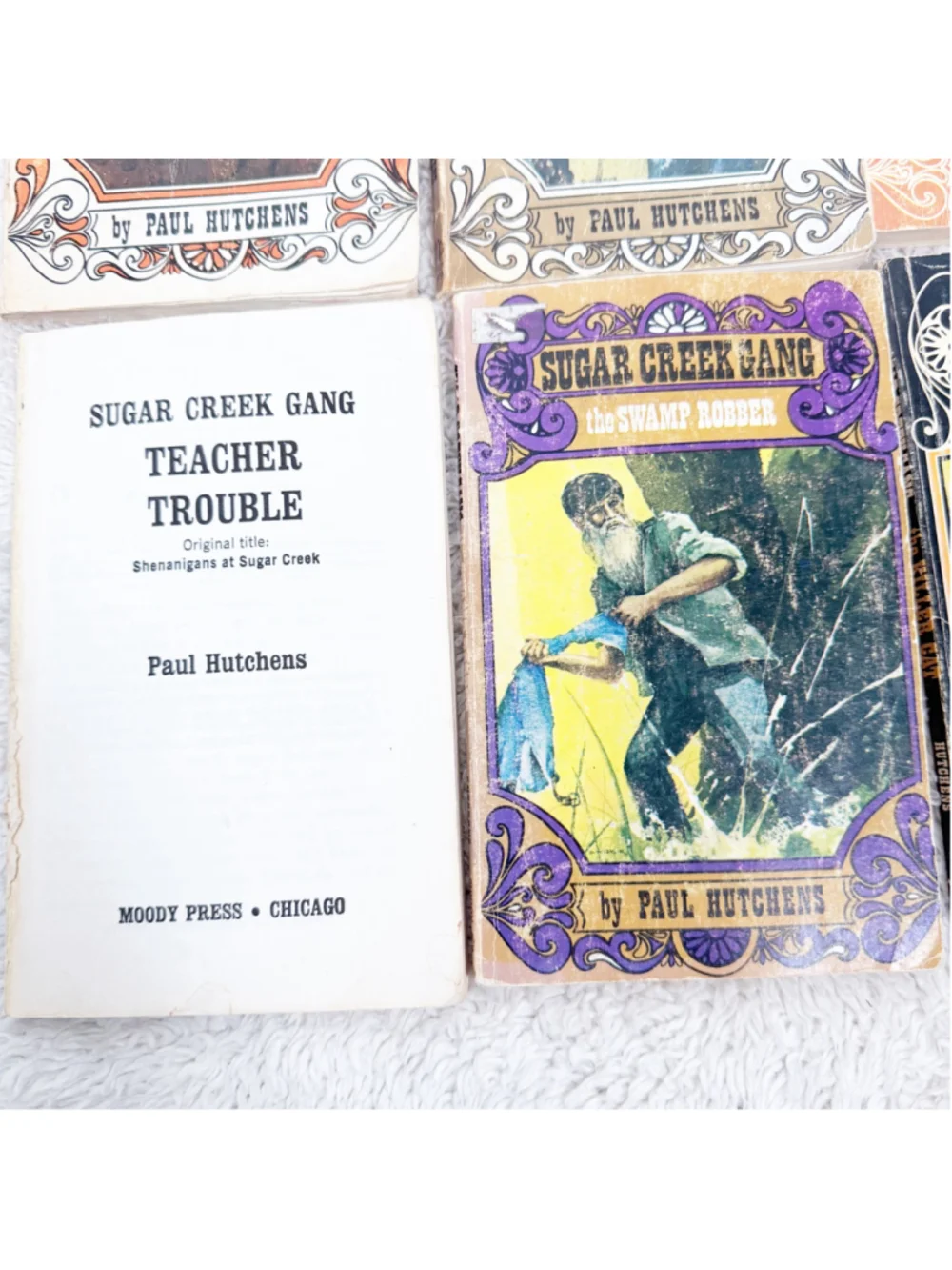 Sugar Creek Gang Books Lot 12 Paul Hutchens Vintage Christian Mystery Series Vtg